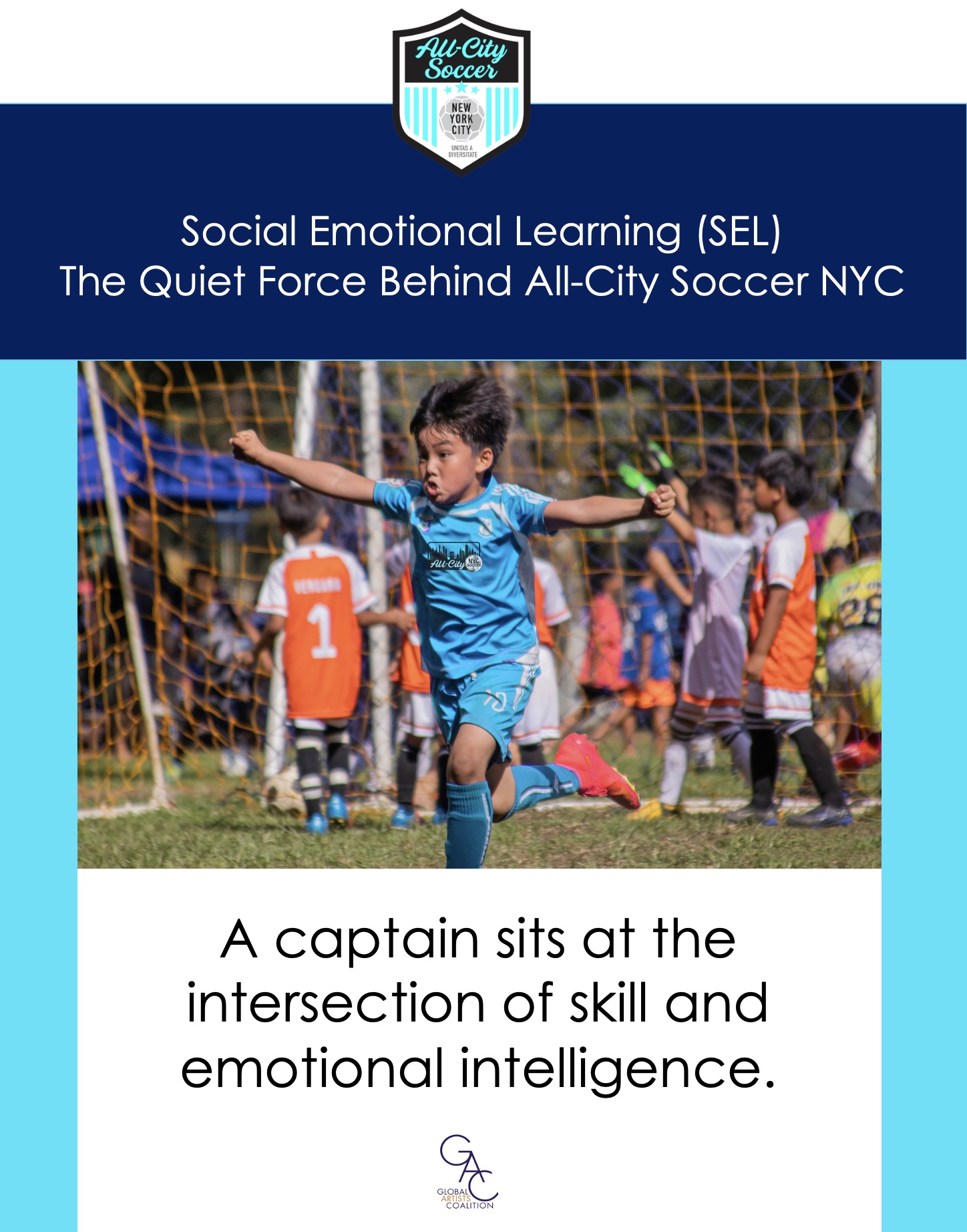 All-City Soccer social emotional intelligence (SEL)