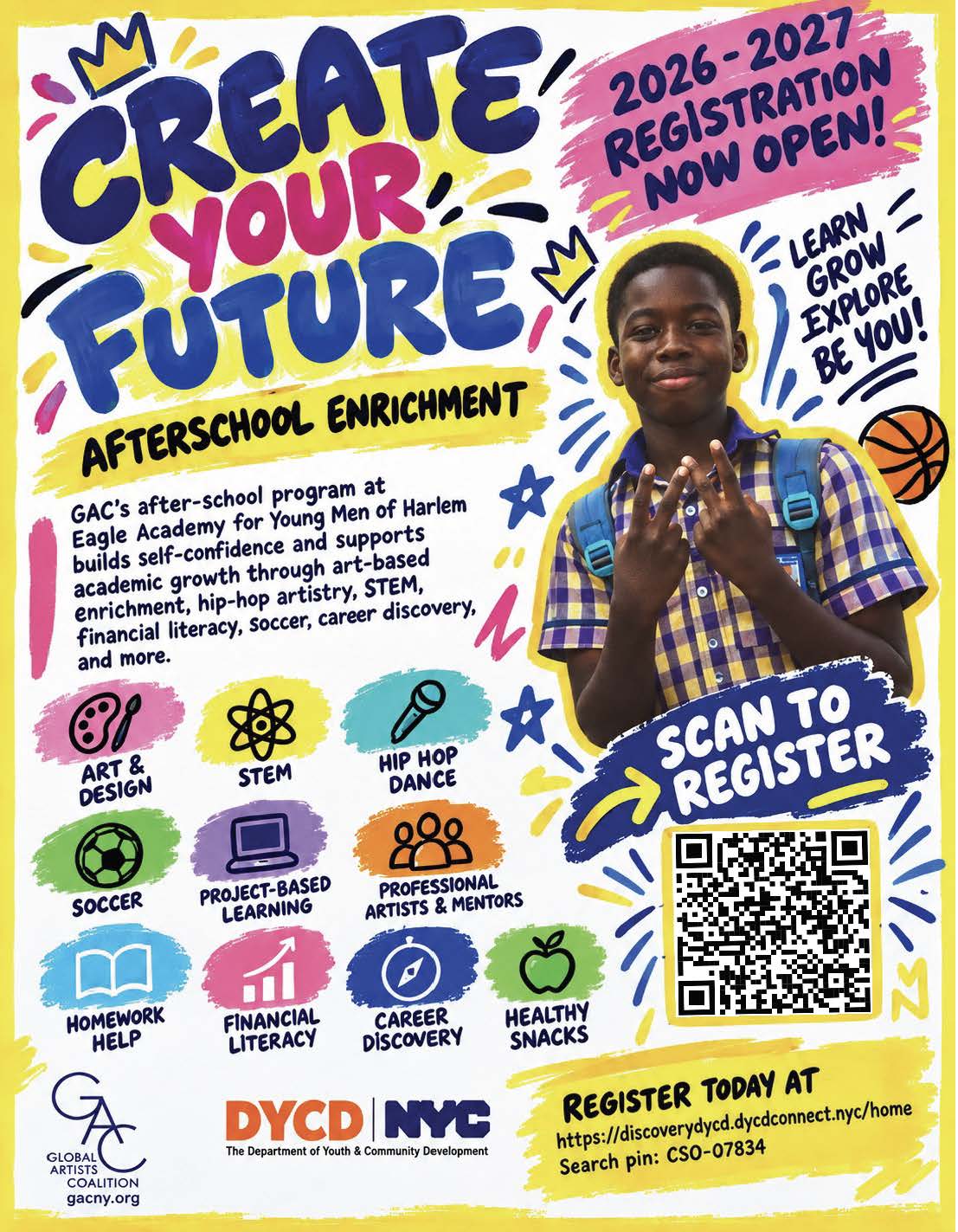 GAC Eagle Academy After School Flyer DYCD